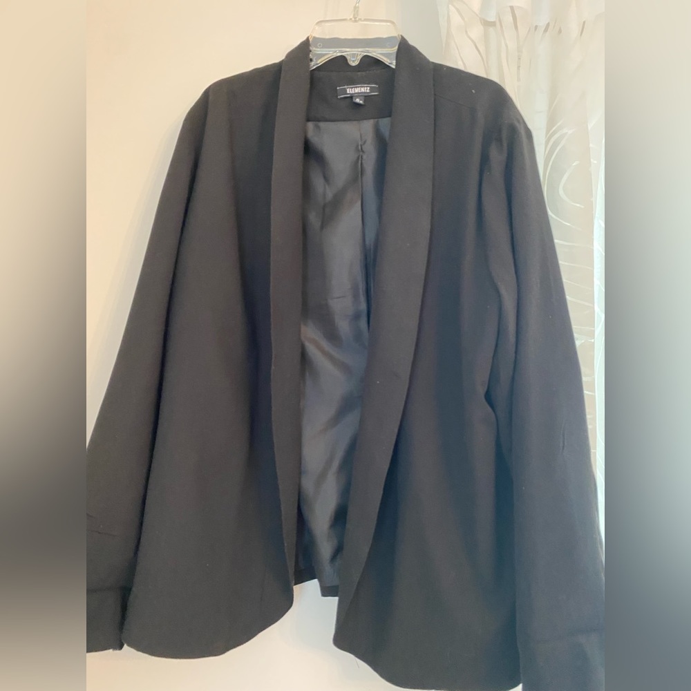 Elementz Women’s Black Blazer - XL